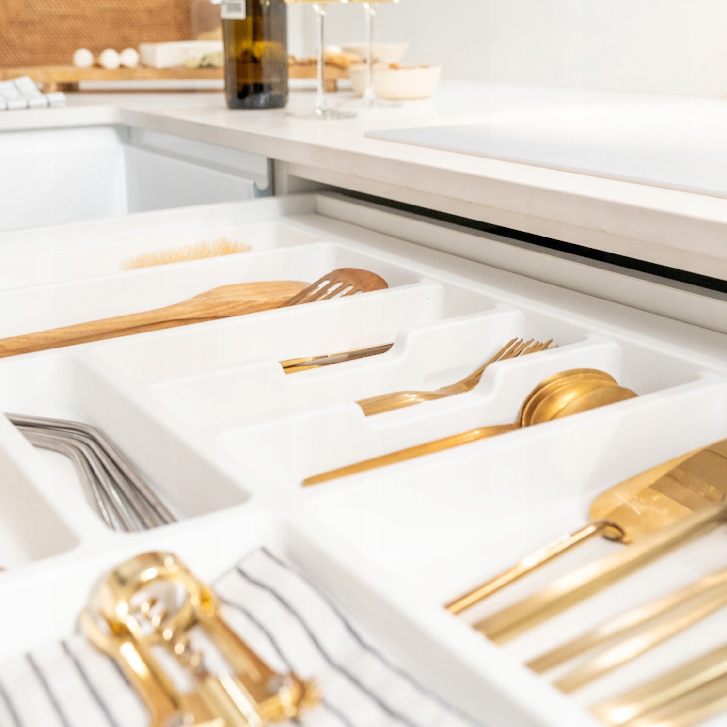 Cutlery insert for drawer 60 OPTIMA EMUCA white Manufacturer code 8326115