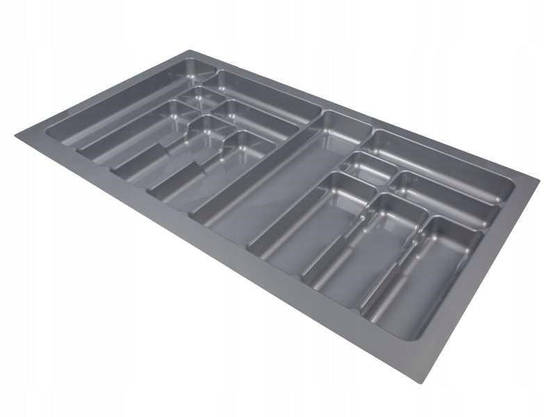 Cutlery insert organizer for kitchen drawer 90 cm grey 835x490MM Brand Met-Gal