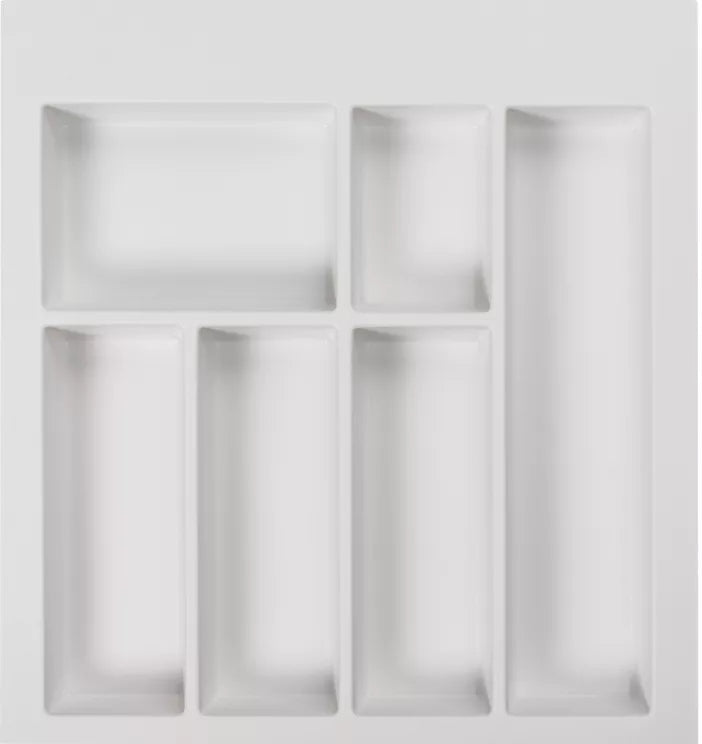 Cutlery organizer GTV drawer insert 50 white axispace 440x474