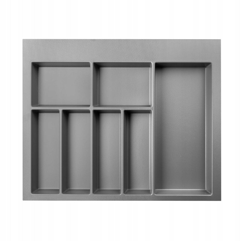 Cutlery organizer GTV drawer insert 70 anthracite AXISPACE 640x474 mm