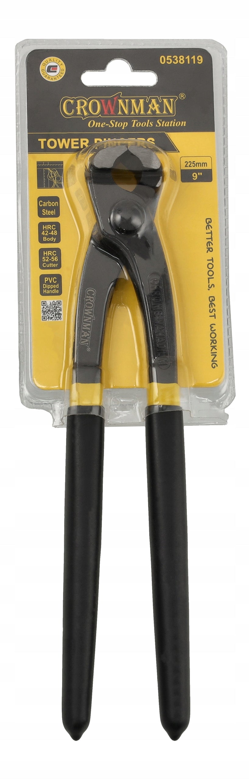 Cutting Pliers Frontal Pincers For Wire Cutting Reinforcement Nails 225mm Packaging status original