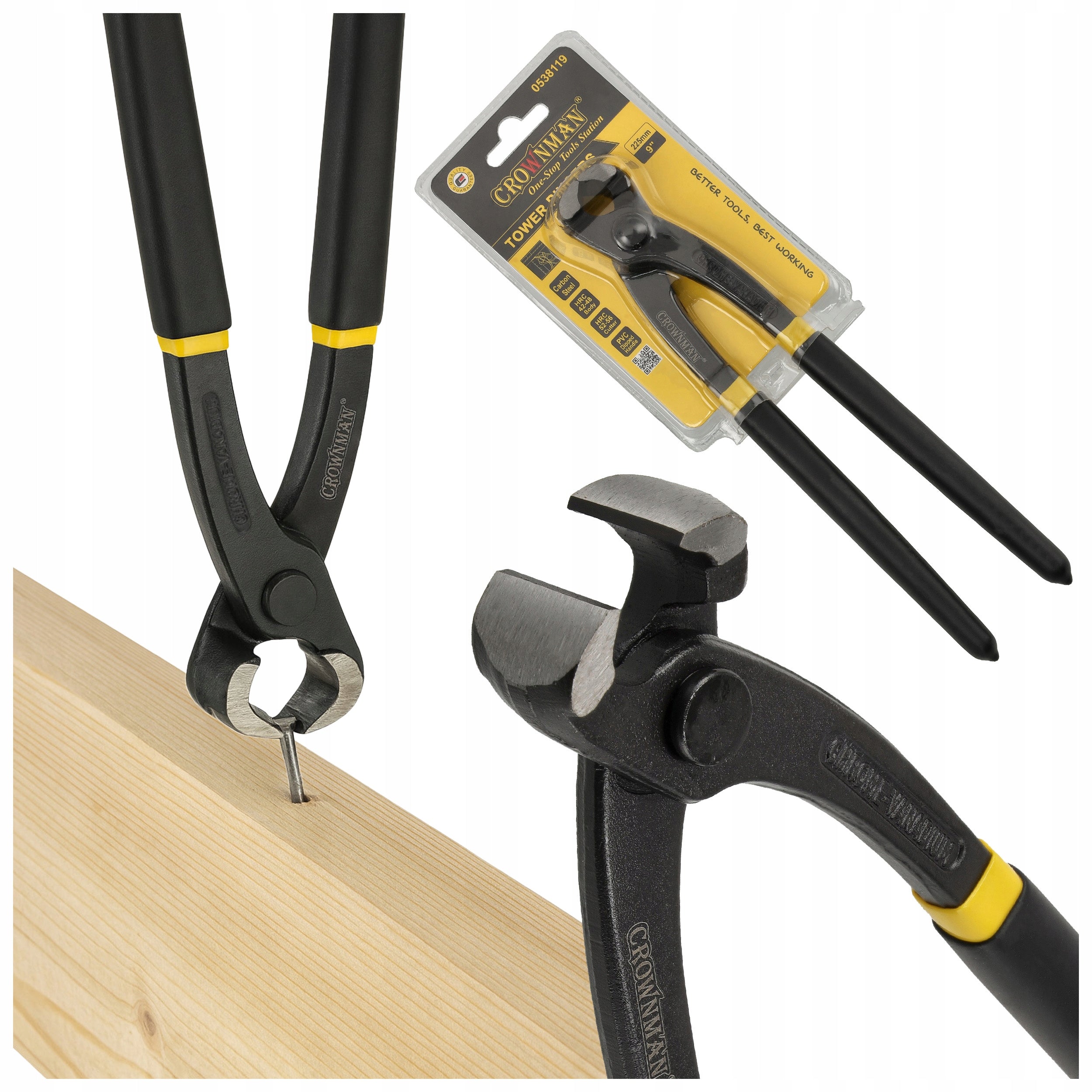 Cutting Pliers Frontal Pincers For Wire Cutting Reinforcement Nails 225mm