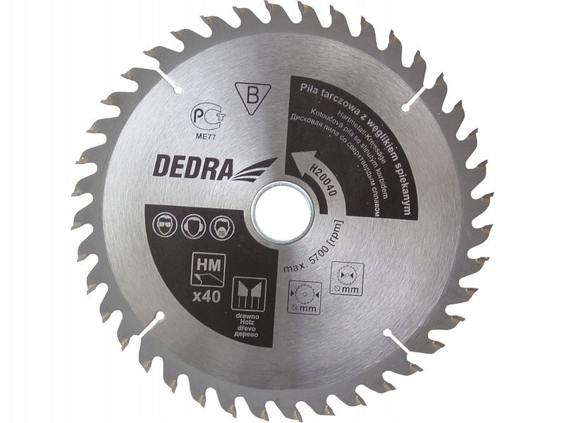 Cutting disc DEDRA H16524E 165 mm