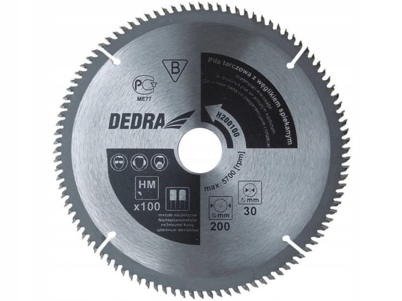 Cutting disc DEDRA H210100 210 x 30 mm for metal HM