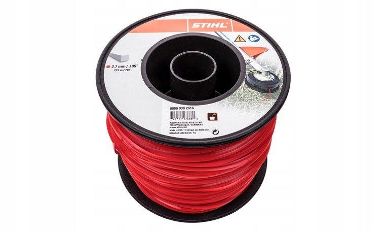 Cutting line square 2,7mm roll 215m Stihl EAN (GTIN) 795711176860