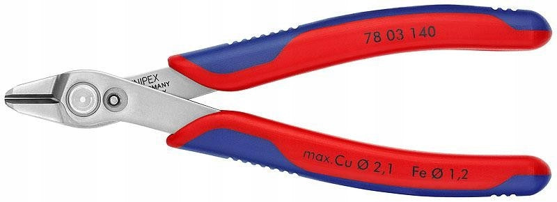 Cutting pliers Electronic Super Knips XL 140 mm KNIPEX 78 03 140 Packaging status original