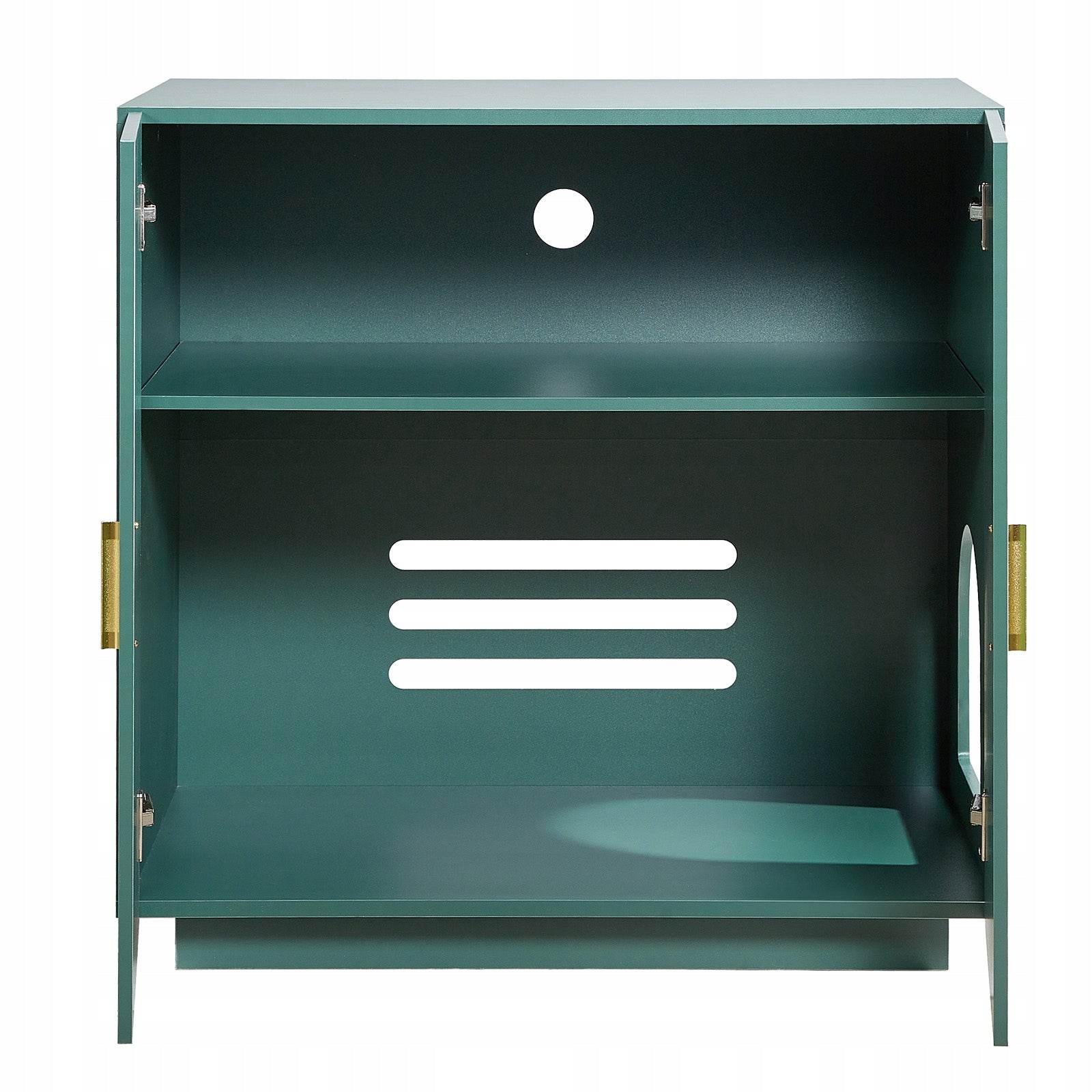 Cuvette Cabinet 80x50x79CM Cat Cuvette Wooden With Double Doors Brand Vevor