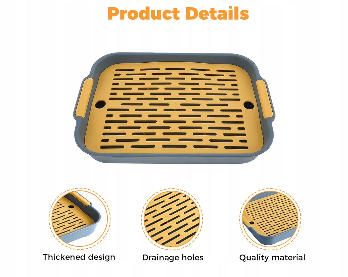 Cuvette for rabbits with strainer 27 x 18,5 cm Brand no brand