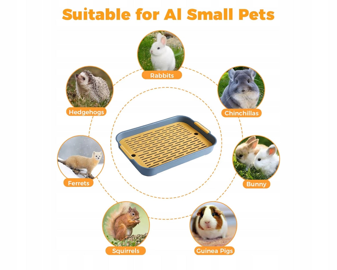 Cuvette for rabbits with strainer 27 x 18,5 cm Length 27 cm