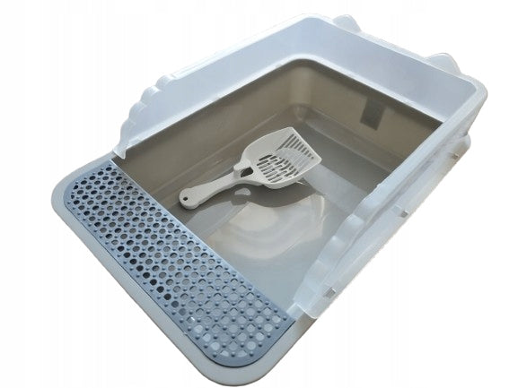 Cuvette toilet open rectangular for cat with extension spatula 43 x 29 cm Manufacturer code 21041
