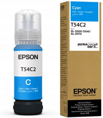 Cyan EPSON SURELAB D500 T54C2 ink