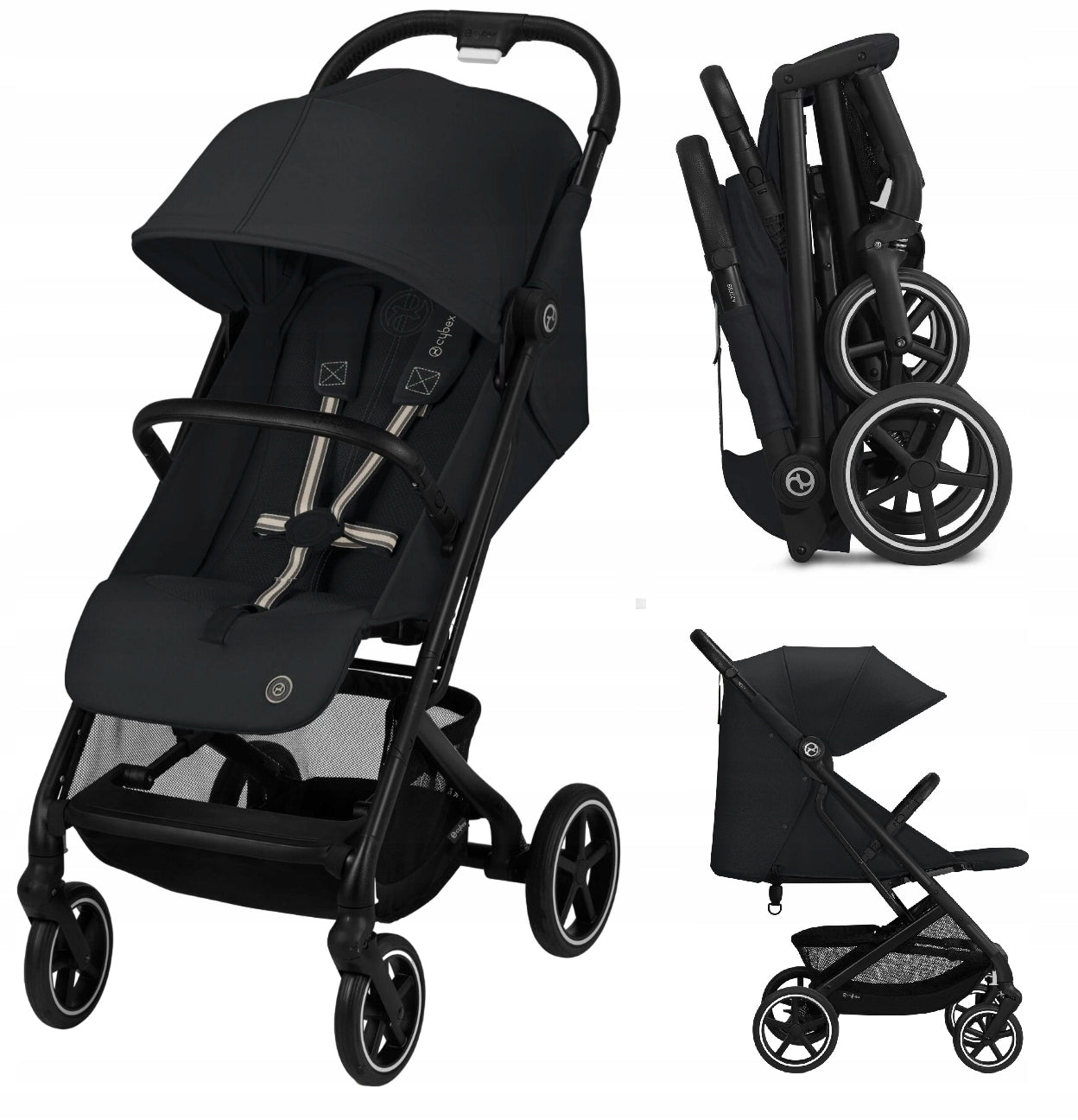 Cybex Beezy Stroller Frame Black Magic Black 2024
