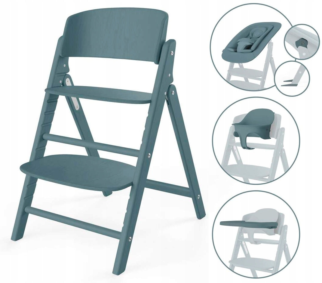 Cybex Click & Fold 4-in-1 Highchair / Stone Blue