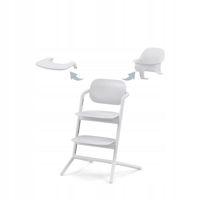 Cybex Lemo 3in1 Set All White Highchair