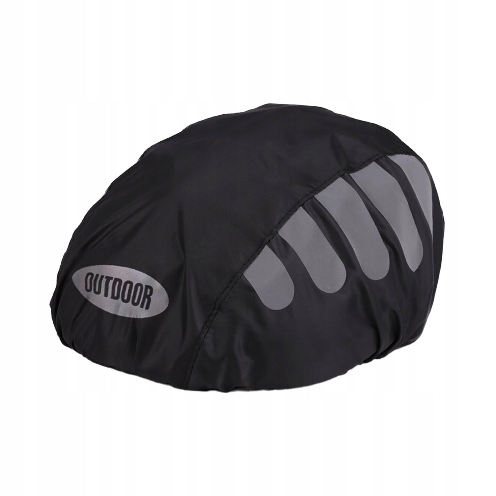 Cycling Helmet Cover Bicycle Helmet Rain Cover for Motorcycle Sports Black