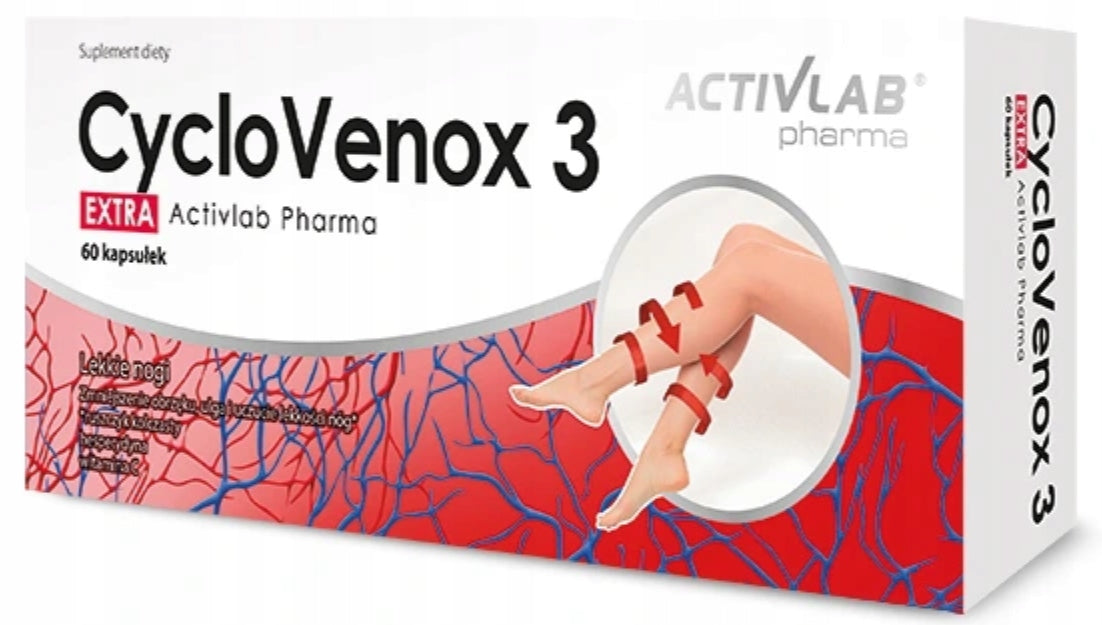 Cyclovenox Extra 3 60 capsules dietary supplement vitamin c hesperidin
