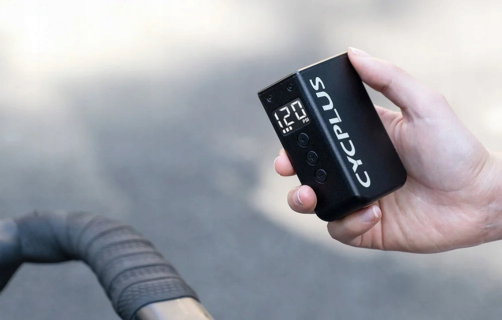 Cycplus AS2 Pro Max Mini Electric Pump 120 PSI LED USB-C Bike 600 mAh Model AS6