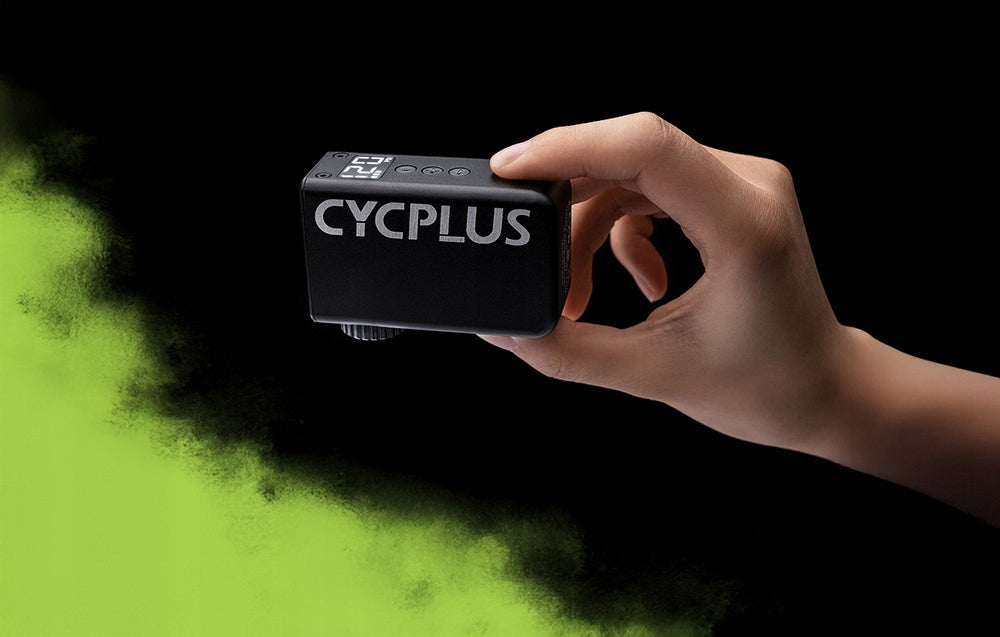 Cycplus AS2 Pro Mini Electric Pump 120 PSI LED USB-C For Bicycle Color black