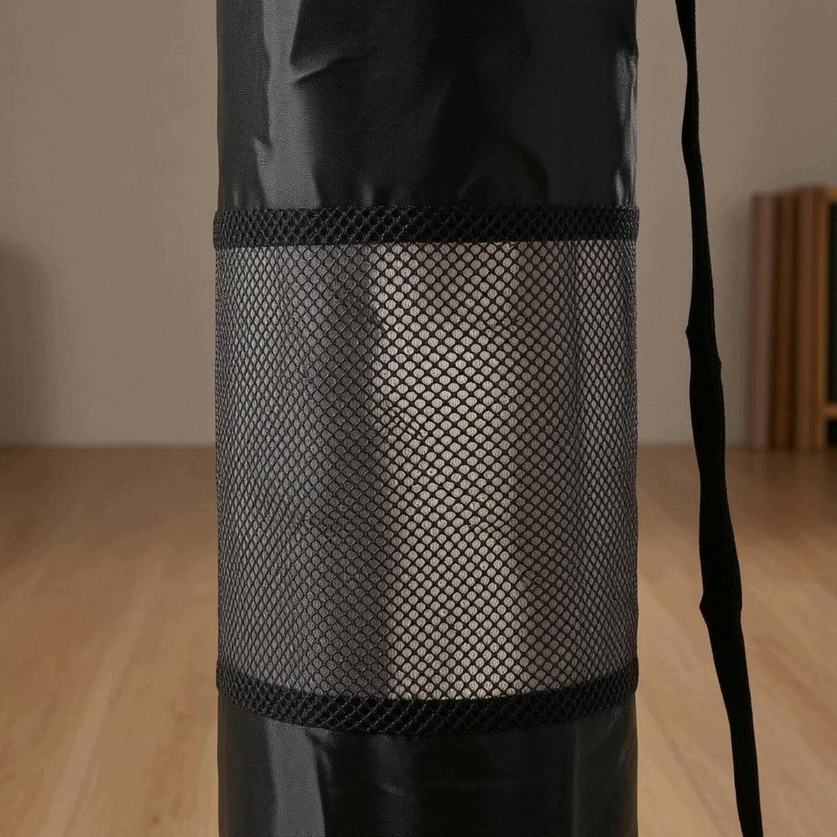 Cylindrical Exercise Mat Carrier Mesh Panel Exercise Mat Bag 185-68-10mm Packaging status original