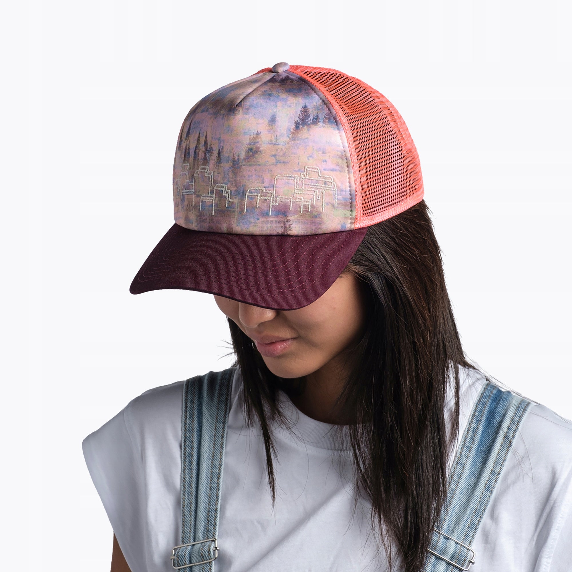 Buff Trucker Cap mit Schnabel 