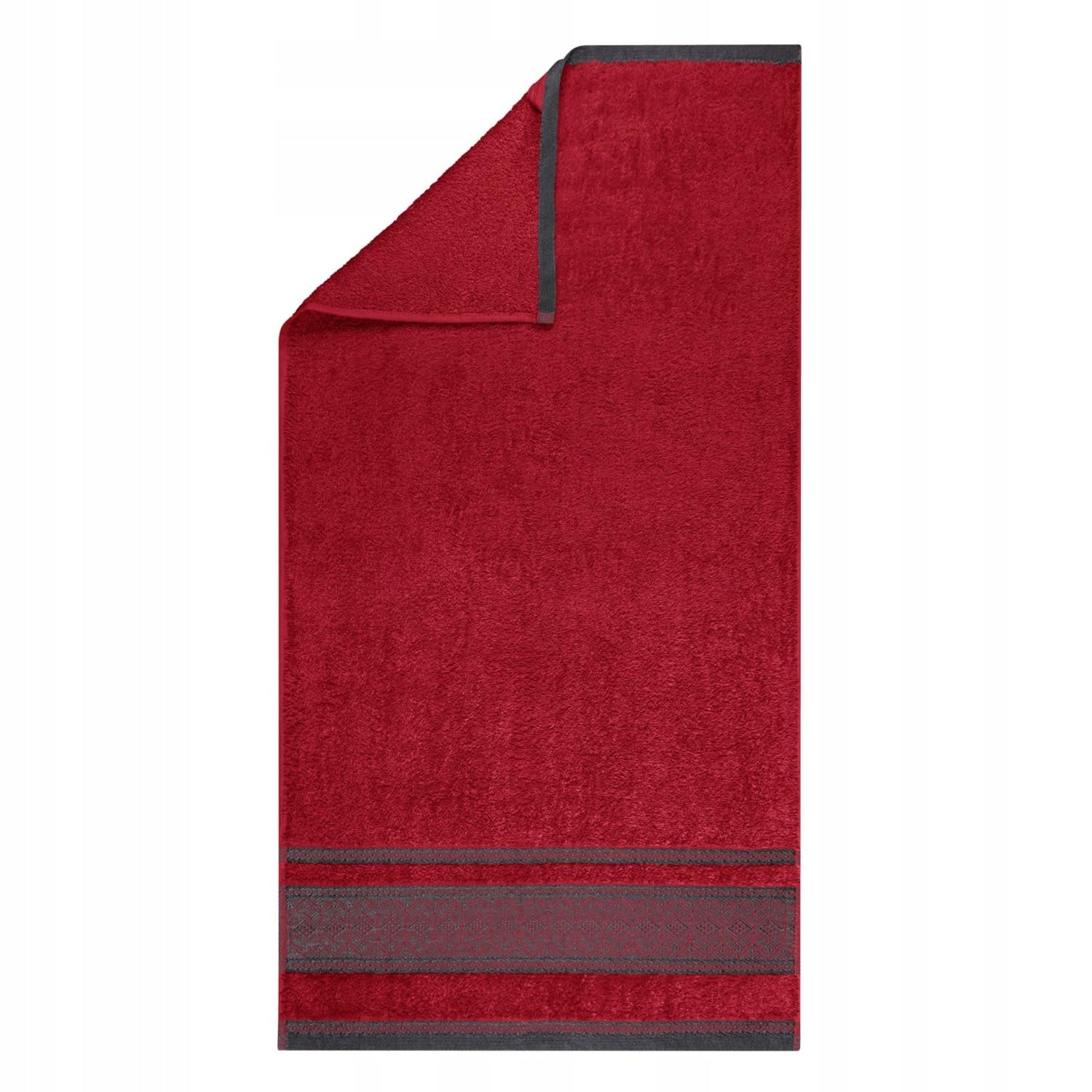 Handtuch, 100x150 cm, rot 