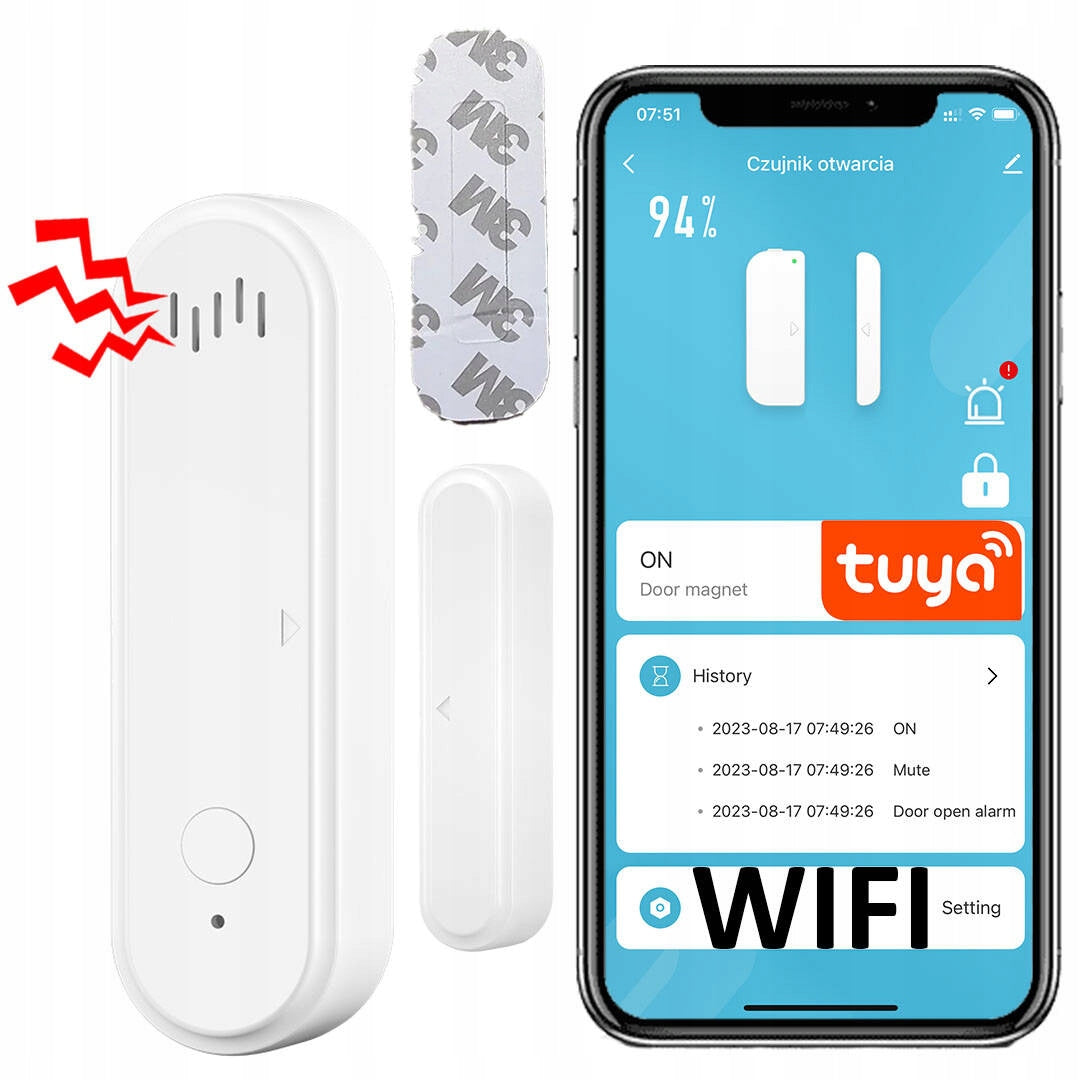 Temperatur- und Feuchtigkeitssensor WIFI TUYA 