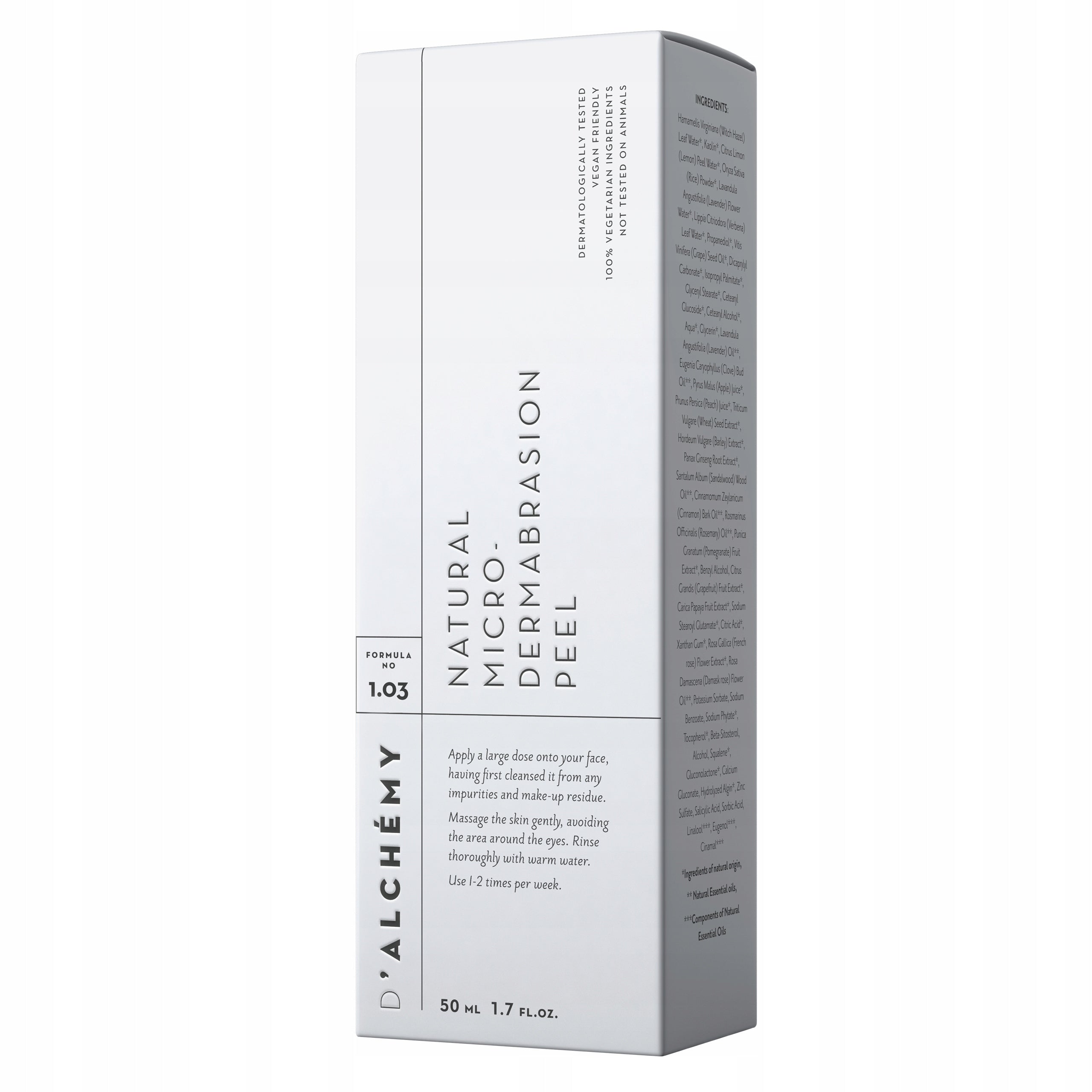 Gesichtspeeling D'Alchemy Natural Micro-Dermabrasion Peel, 50 ml 