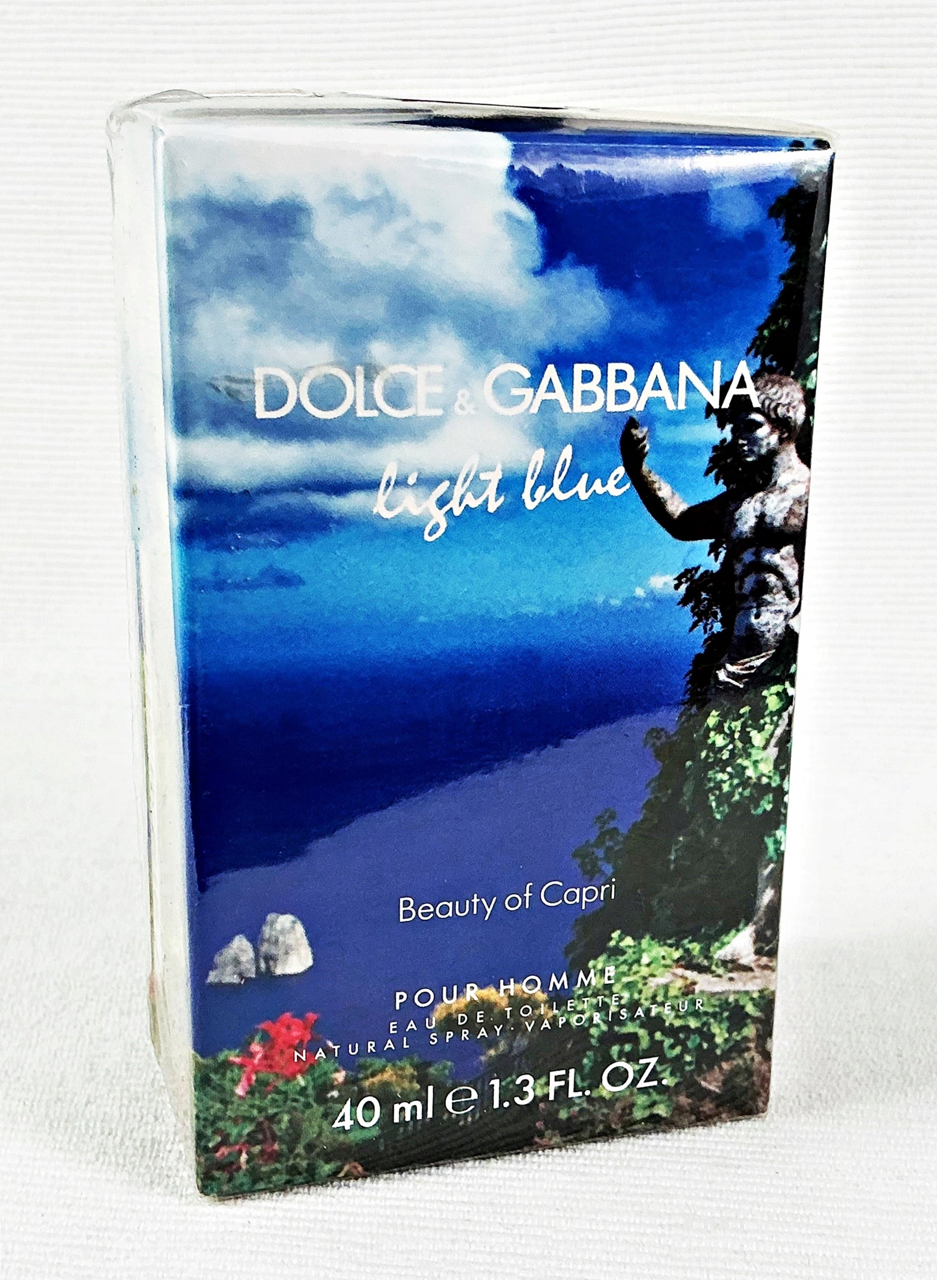 D&G DOLCE GABBANA LIGHT BLUE BEAUTY OF CAPRI 40 ML EAU DE TOILETTE UNIQUE Manufacturer code 333