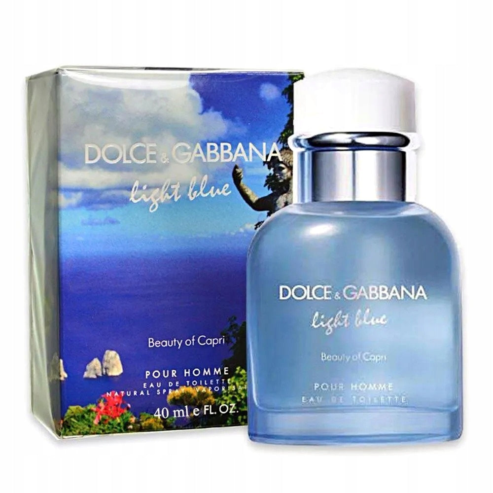 D&G DOLCE GABBANA LIGHT BLUE BEAUTY OF CAPRI 40 ML EAU DE TOILETTE UNIQUE