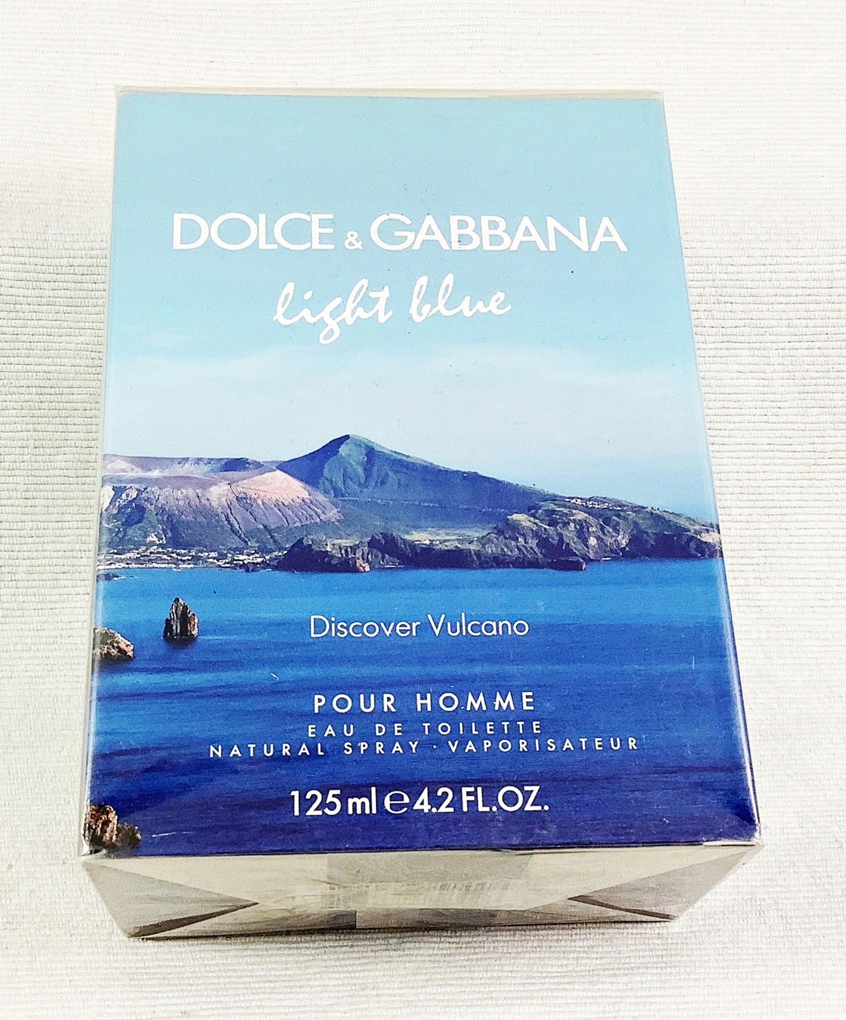 D&G DOLCE & GABBANA LIGHT BLUE DISCOVER VULCANO 125 ML EAU DE TOILETTE - RARE EAN (GTIN) 737052758466