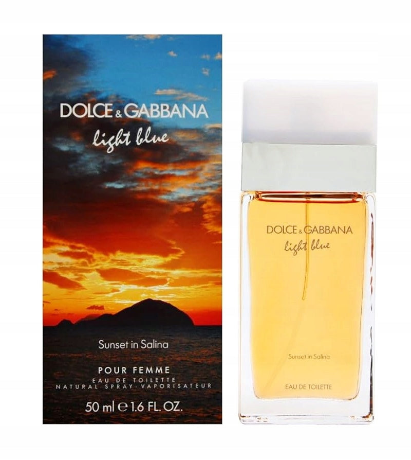 D&G DOLCE GABBANA LIGHT BLUE SUNSET IN SALINA 50 ML EAU DE TOILETTE UNIQUE