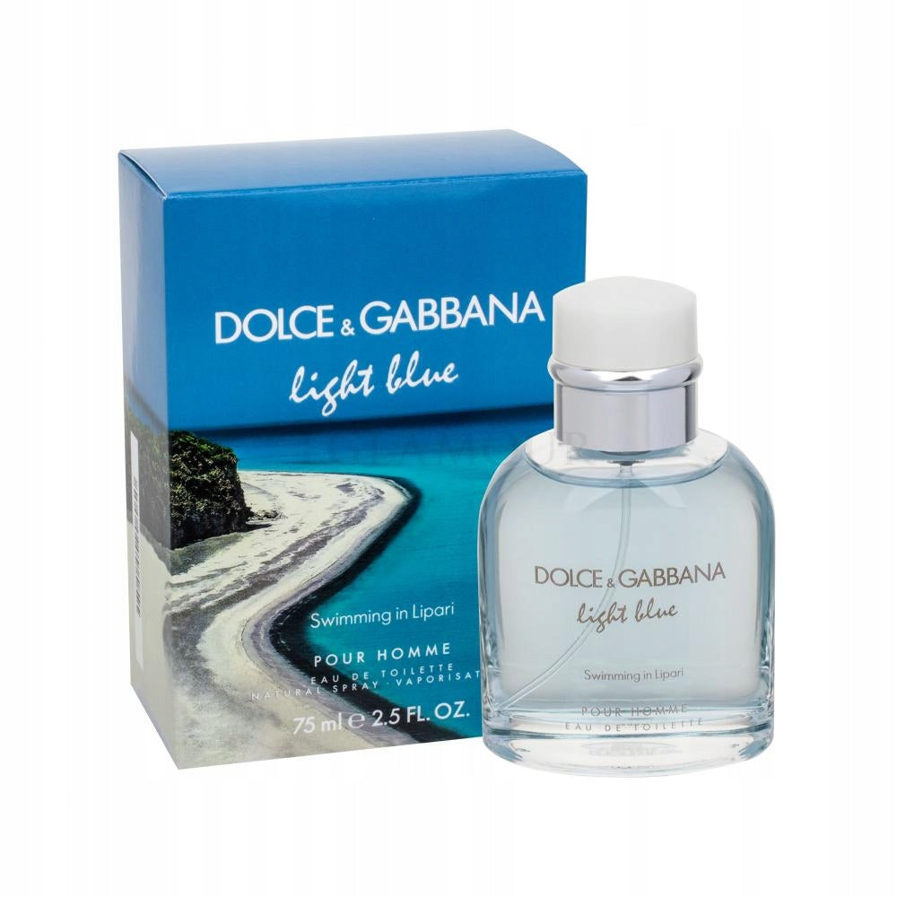 D&G DOLCE GABBANA LIGHT BLUE SWIMMING IN LIPARI 75ML EAU DE TOILETTE UNIQUE