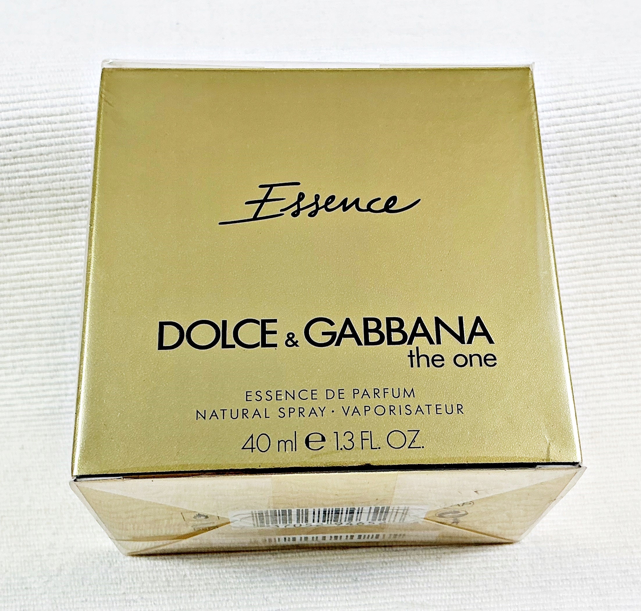 D&G DOLCE &GABBANA THE ONE ESSENCE 40 ML EAU DE PARFUM UNIQUE Packaging status original