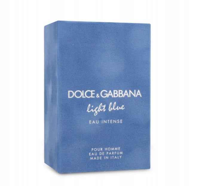D&G Dolce & Gabbana Light Blue Eau Intense Pour Homme 100ml Packaging status original