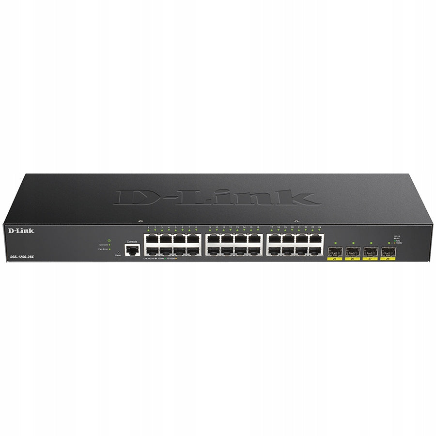 D-LINK 24-Port Gigabit Smart Managed Switch with 4 Ports 10G SFP+