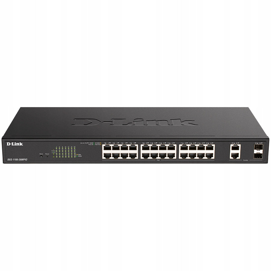 D-LINK 26-Port Smart Gigabit PoE+ Managed Switch