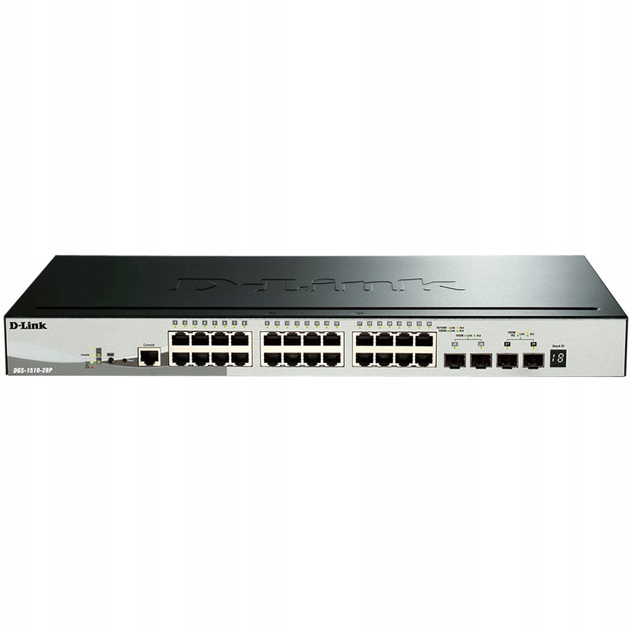 D-LINK 28-Port 10G SFP+ Smart POE Switch