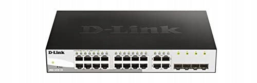 D-Link DGS-1210-16 16-Port Gigabit Smart Managed Switch with 4 SFP Ports (F