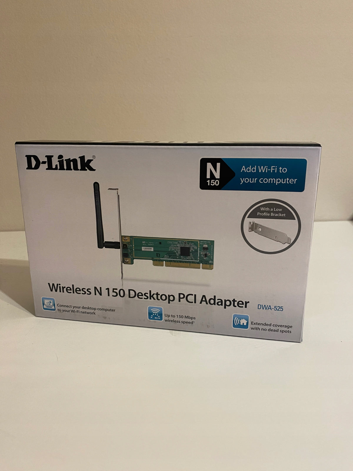 D-Link DWA-525 Wireless N 150 Desktop PCI Adapter