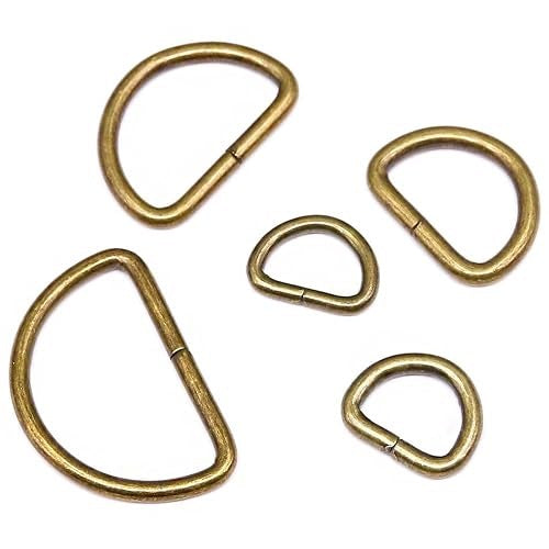D METAL RINGS FOR SEWING 50 PCS 5 SIZES DIY CRAFTS