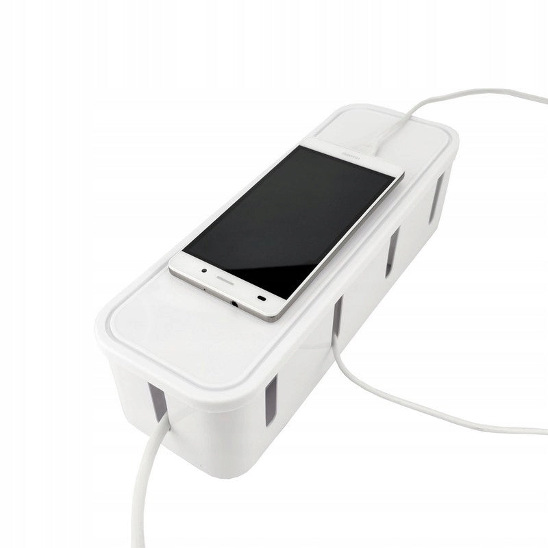 D.RECT BOX FOR WHITE CABLES Product weight with unit packaging 0.68 kg