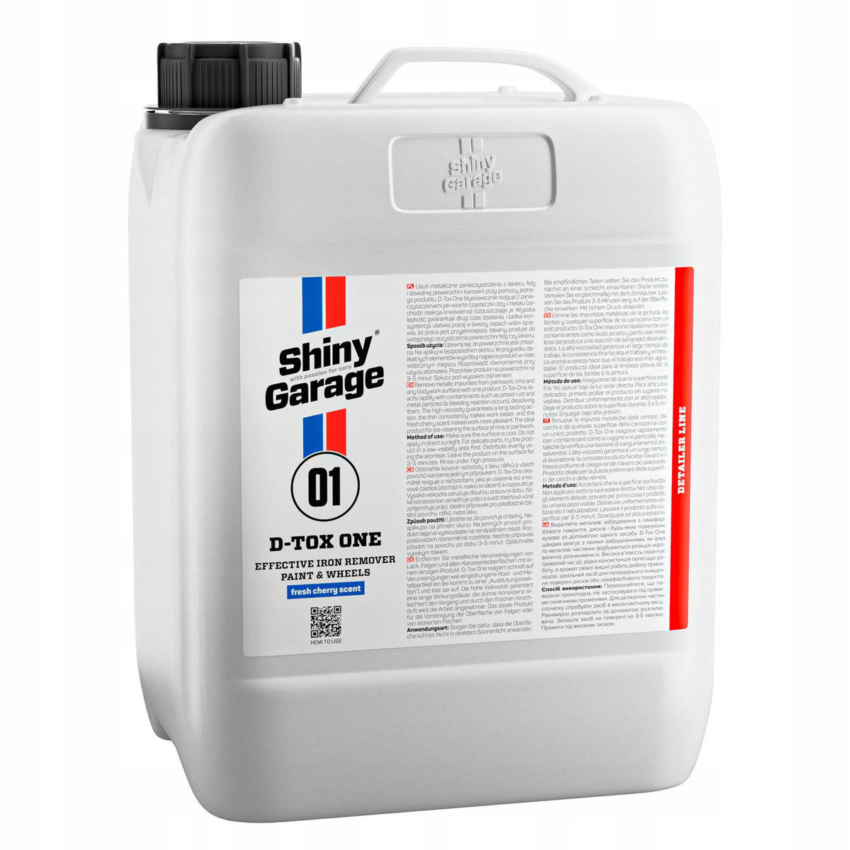 D-TOX ONE PAINT & WHEEL DEIRONICER 5L ATOMIZER /SHINY GARAG