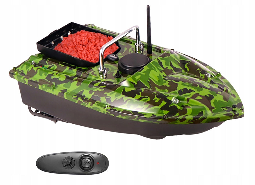 D16 Fishing Bait Boat with 500m Remote Control 1.5kg LED Lights
