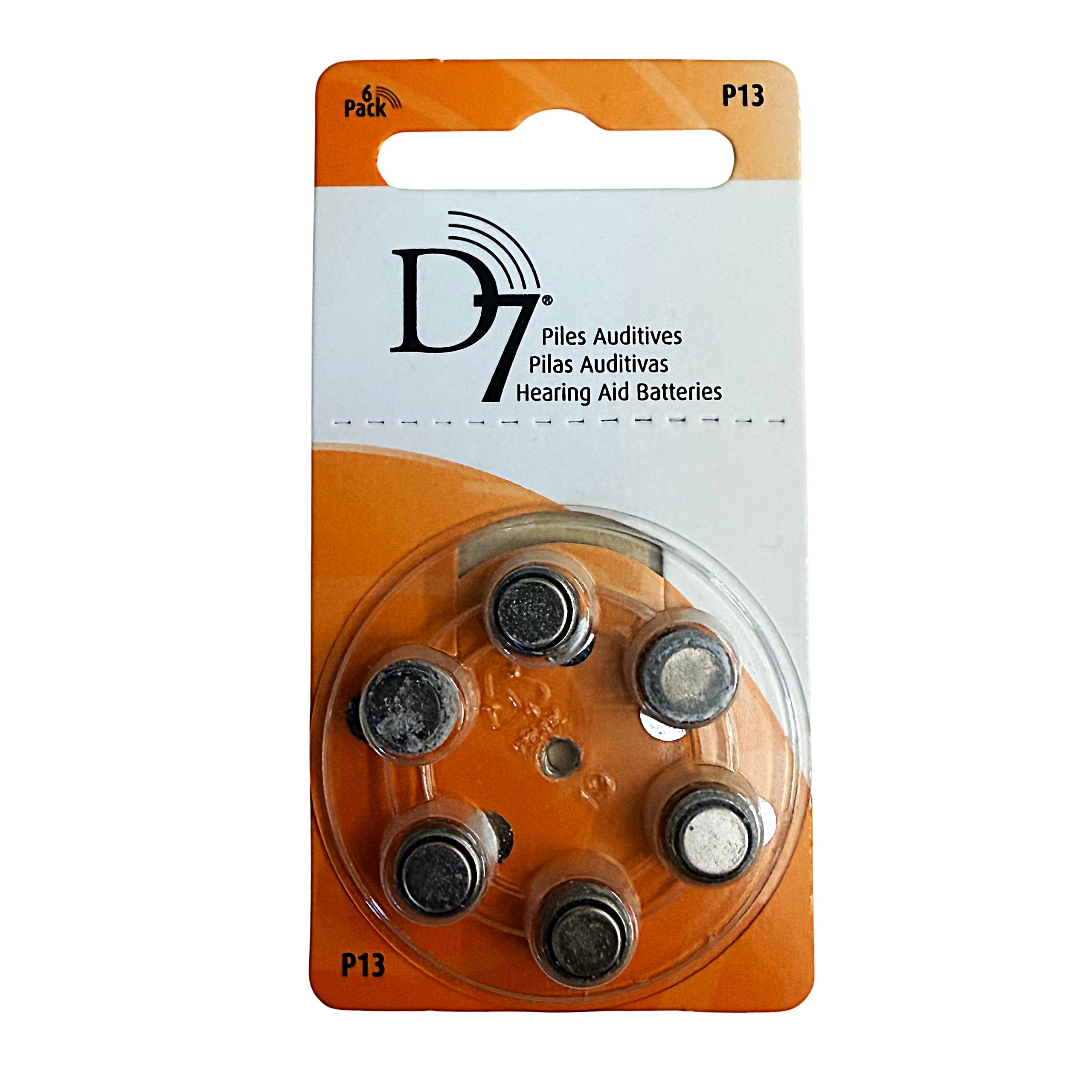 D7 PR48 Hearing Aid Batteries Blister 6pcs 1,45V 13 ENERGIZER