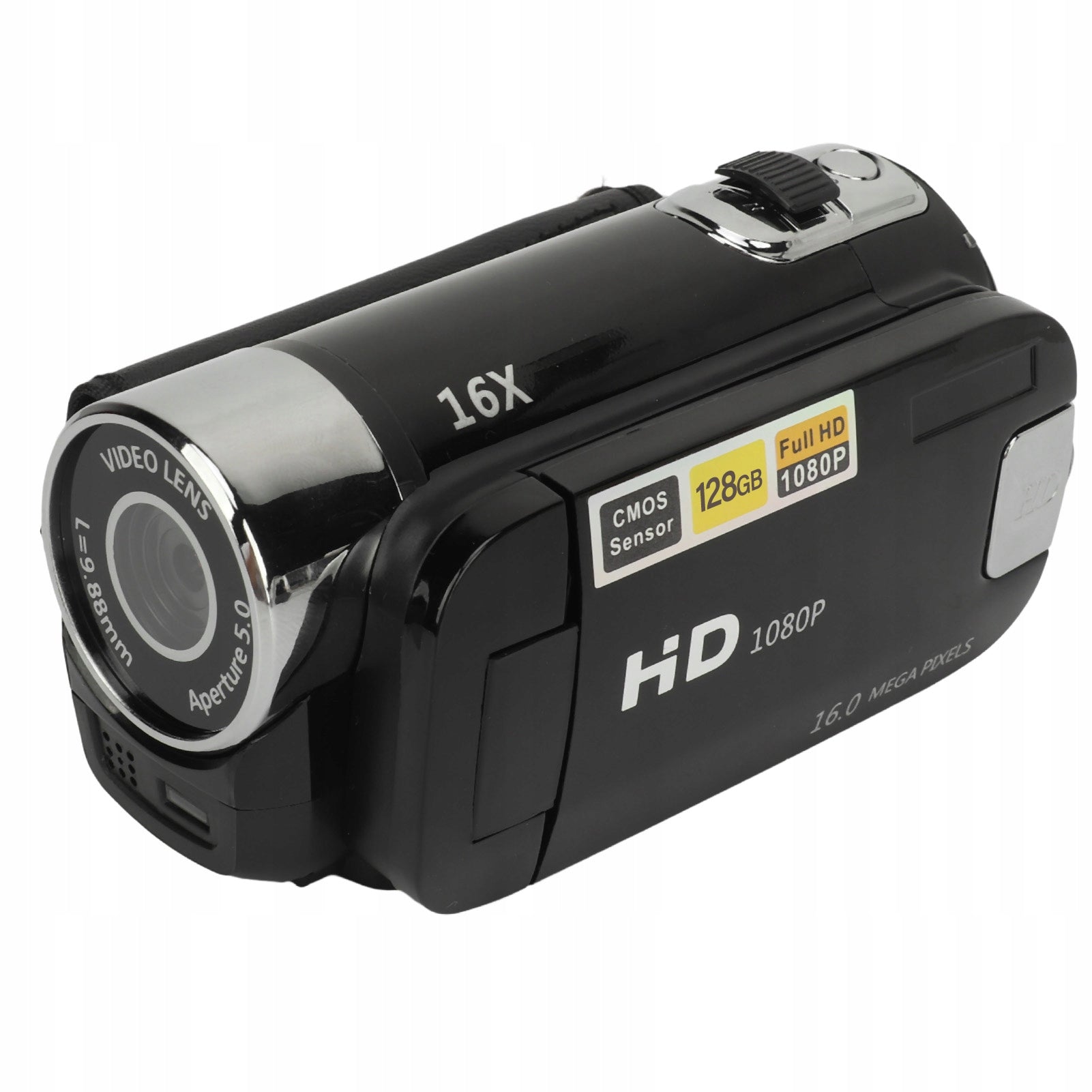 D90 1080p 16MP Digital Camera 2,4 Inch Rotatable Screen Camera 16x HH