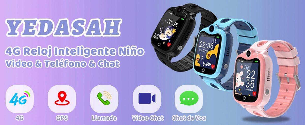DA217 Children's Smartwatch 4G GPS Connection SOS Camera Wi Fi Black Brand no brand
