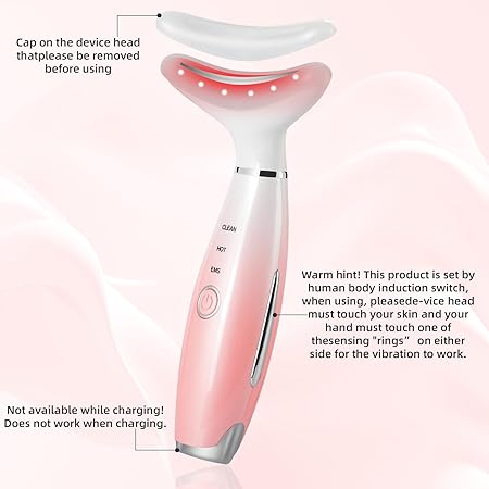 DA237 7in1 Neck Face Firming Massager With Microcurrent Heating Brand no brand