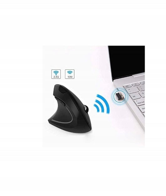 DA617 BeWishes ErgonomicVertical Wireless Mouse for Left Handed 2,4G