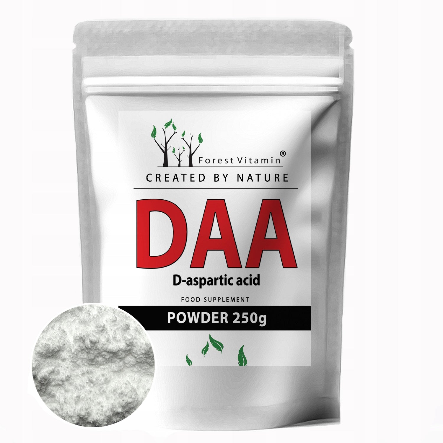 DAA D-ASPARTIC ACID PURE 250g TESTOSTERONE ENERGY STRENGTH 83 SERVINGS