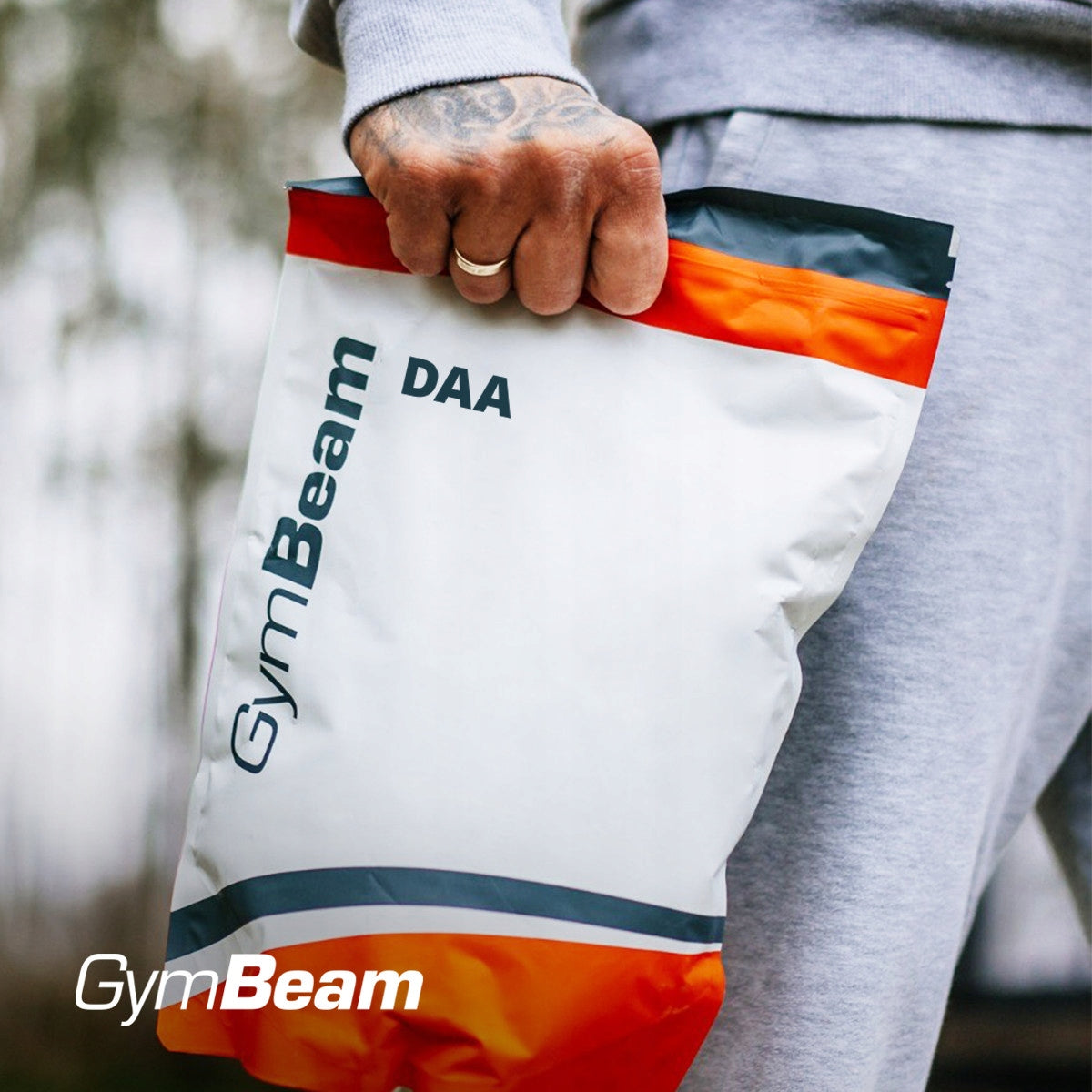 DAA POWDER BOOSTER OF GROWTH HORMONE TESTOSTERONE MUSCLES - GymBeam 250g Expiration date at least six months from the date of purchase